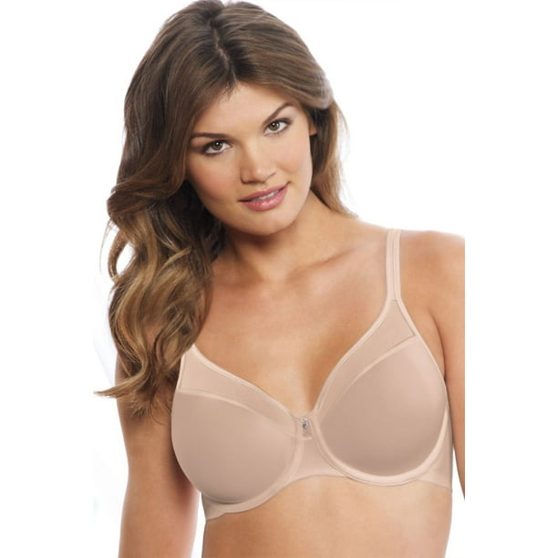 Bali Women's One Smooth U Ultra Illusion Neckline Underwire Bra, Light  Beige, 36DD