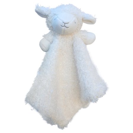 Blankets & Beyond Fuzzy Security Blanket - White Lamb ...