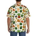 thumbnail image 5 of Fotbe Lemon Fruits Vegetables print Short Sleeve Button Down Shirts for Men Casual Summer Beach Wrinkle Free Shirt-XX-Large, 5 of 7