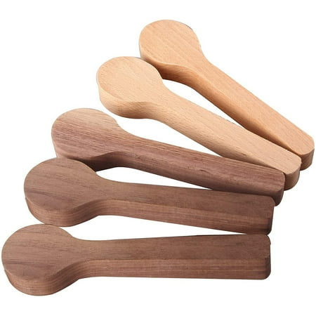 

Kuphy 5Pcs Wood Carving Spoon Blank Kit Beech and Walnut Unfinished Wooden Spoon Portable Wood Carving Block Wooden Whittling Art Supplies for Beginner Expert DIY Wood Craft