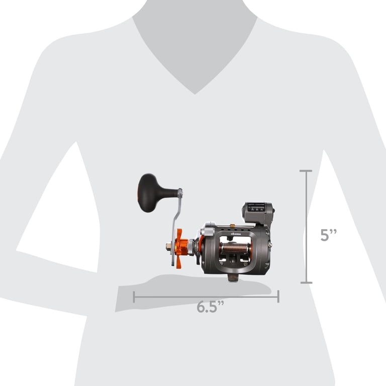 cold water wire line star drag line counter reel Okuma Cold Water Star Drag Line Counter Reel, CW-203DLX, Left Hand