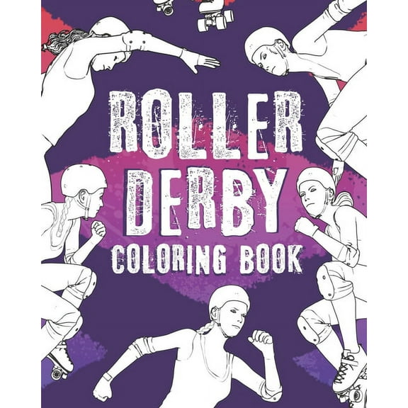 Roller Derby Coloring Book (Paperback)