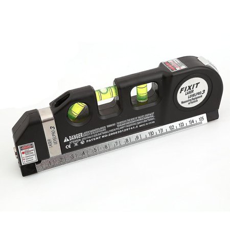 8ft Ruler Multipurpose Laser Levels Measuring Tape Standard And Metric Tape Ruler ...