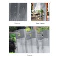 thumbnail image 4 of 1PC Curtain Modern Simple Waterproof Solid Color Trilon Transparent Perforated Sunscreen Antiple UV Curtain Fabric, 4 of 5