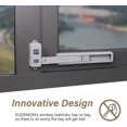 thumbnail image 2 of Child Proof Window Lock, Window Restrictor, Easy to Install and Use, 3M VHB Adhesive, No Tools or Drilling, Easy to Remove (Gray), 2 of 4