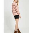 thumbnail image 3 of Gentle Fawn Women's Belford Tearose Stripe Sweater Pullover  Size Small, 3 of 3