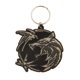 thumbnail image 1 of The Witcher - Llavero Wolf Swallow Star de Goma (Negro, Gris), 1 of 4