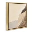 thumbnail image 2 of Stupell Industries Eclectic Serene Cliffside Vista Gold Floating Frame Canvas Art, 18 x 18, by Petals Prints Design, 2 of 8