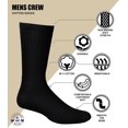thumbnail image 2 of SOCKS'NBULK 48 Pack Men’s Cotton Crew Socks Heavy Cotton Great For Donations and Sock Drives. (Navy, Mens 10-13), 2 of 7
