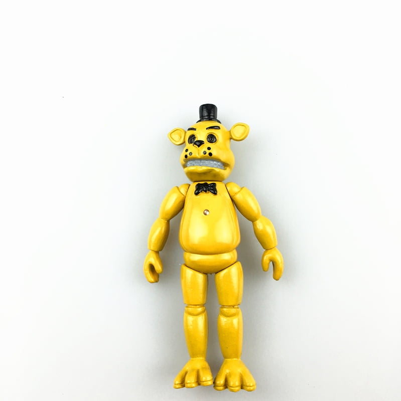 5PCS Freddy's Action Figures – 6" Light-Up Collectible Toys with Movable Joints for Home & Office Decor
