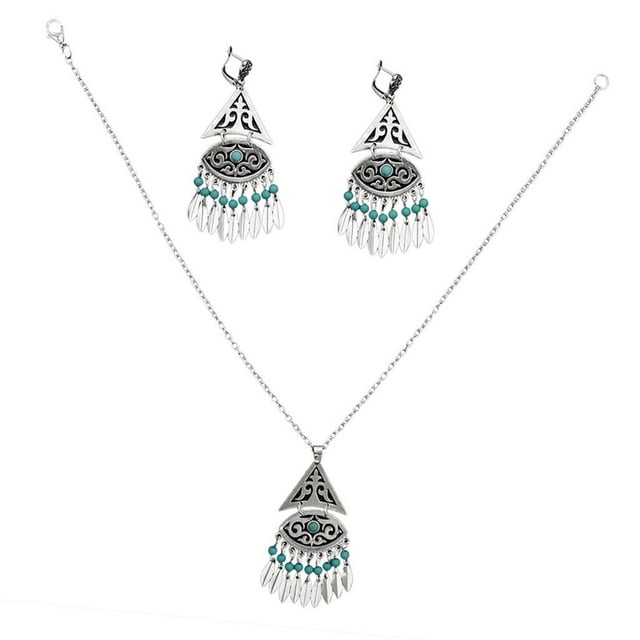 Combo de Gargantilla con Pendientes Mismo , 8 Colores s Seleccionables