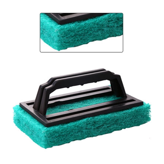 Bearachild Cepillo de esponja de cocina con mango, herramienta para quitar manchas en el hogar, para azulejos, bañera, fregadero de vidrio Cocina y Comedor Verde Bearachild HA001133-01