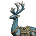 thumbnail image 2 of Transemion 2Pcs Nordic Style Deer Figurines Home Animal Decoration Tabletop Art Blue 1Set, 2 of 6
