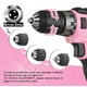 thumbnail image 4 of Taladro inalámbrico WORKPRO 20V rosa 2.0Ah con cargador, 4 of 8