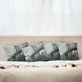 thumbnail image 7 of Ambesonne Vintage Throw Pillow Cover 4 Pack, Bridge in New York City, 16", Grey, 7 of 7