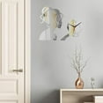 thumbnail image 4 of GUOOL Creative Wall Hanging Clocks, 3D DIY Sticker Stylish Mute for Office Dining Room Silvers, 4 of 6