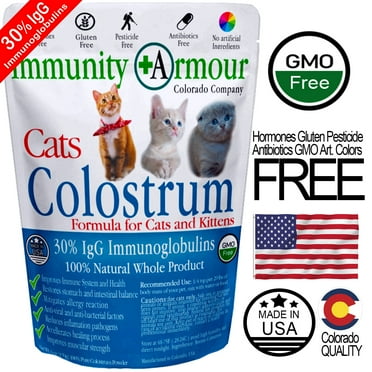 😻Immunity Colostrum for Cats Allergy Relief Supplement 100% Pure and Natural, 30%IgG - Powder 5oz ⭐⭐⭐⭐⭐