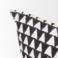 thumbnail image 6 of Mercana Jolie Cream W/ Black Print Linen Lumbar Decorative Pillow Cover, 6 of 7