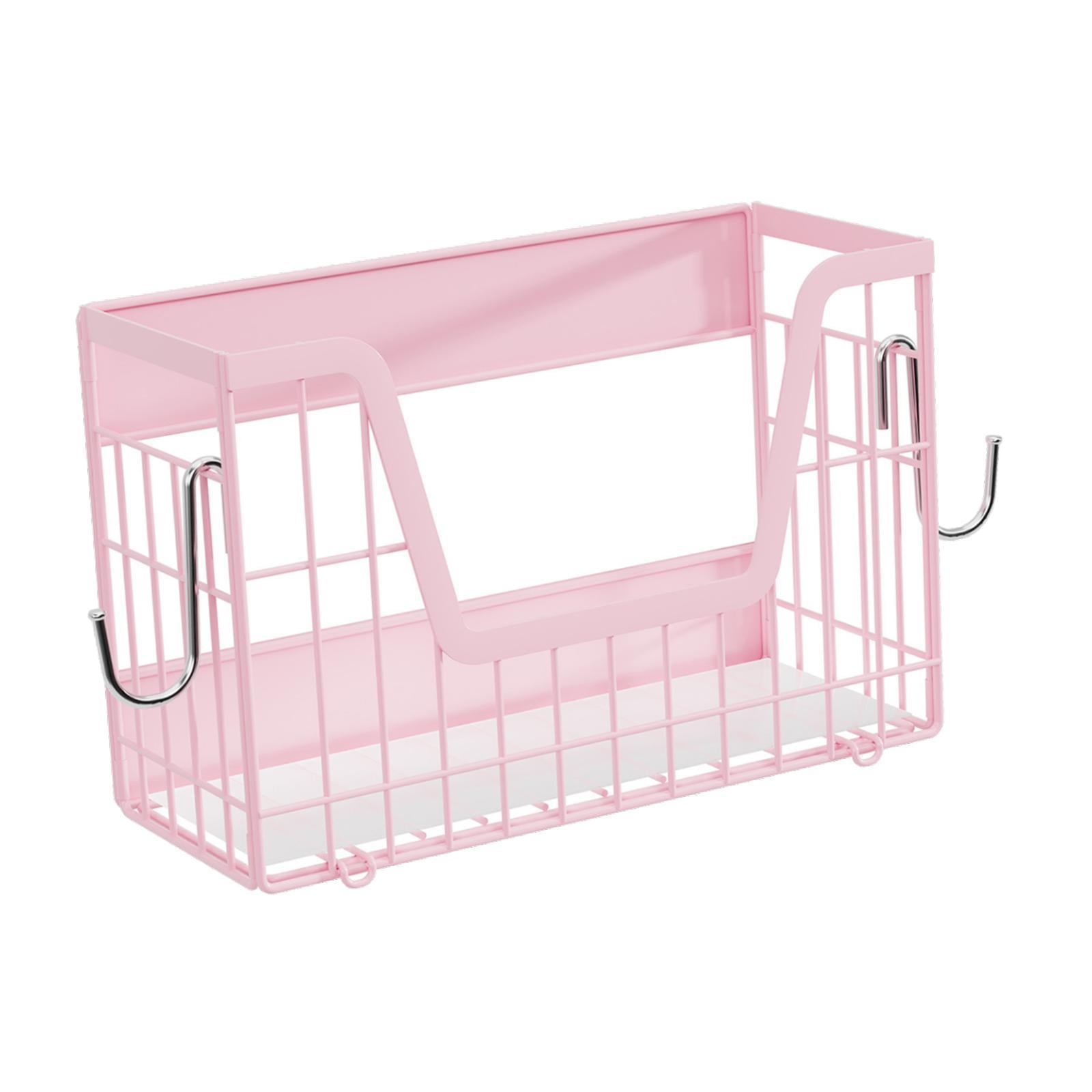 CoudarTitie Refrigerator Side Shelf Magnetic Spice Rack for Fridge for Cabinet Household Pink