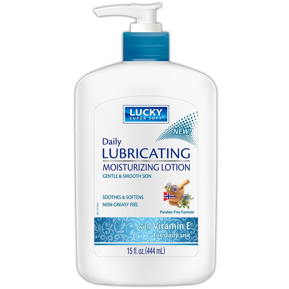 Lucky Super Soft Daily Lubricating Lotion. Moisturizing and Soothing