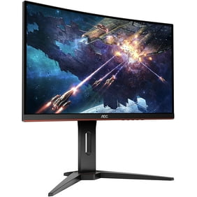 Aoc 24g2 24 Frameless Gaming Ips Monitor Fhd 1080p 1ms 144hz Freesync Hdmi Dp Vga Height Adjustable Black Red Walmart Com Walmart Com