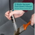thumbnail image 6 of Tehila Grey 19 Gallon Utility Sink with High-Arc Stainless Steel Coil Pull-Down Faucet, 6 of 10
