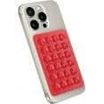 thumbnail image 1 of HSHDLDF Suction Phone Case Mount, Silicon Adhesive Phone Accessory for iPhone and Android, Hands-Free Fidget Toy Mirror Shower Phone Holder, Tiktok Videos and Selfies (Red), 1 of 6