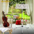 thumbnail image 1 of Soporte De Música, Soporte De Música Plegable Con Panel ABS, ángulo De Inclinación Ajustable De Portabilidad Para Estudiantes, Jugadores Profesionales, Enseñanza De ANGGREK Sheet Music Stand, 1 of 8