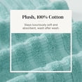 thumbnail image 3 of Modern Threads Oxford 6-Piece Cotton Towel Set, Aqua, 3 of 7