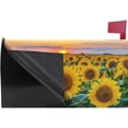 thumbnail image 4 of Sunflower Field Magnetic Mailbox Cover MailWraps Garden Yard Home Decor for Outside St Patrick''s Dayandard Size-18"x 20.8" 23, 4 of 5