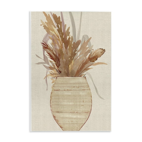 Stupell Industries Rustic Wheat & Pottery Botanical & Floral Painting Unframed Art Print Wall Art, 10 x 15