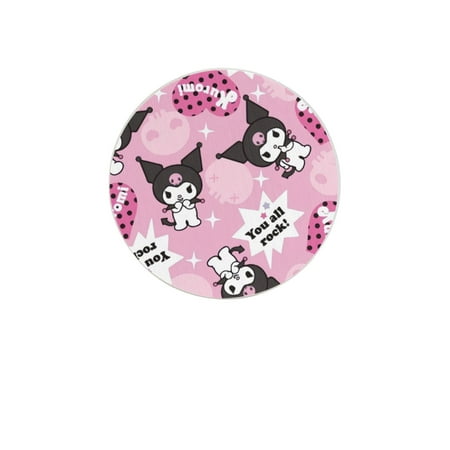 

Kuromi Diatomaceous Earth Coaster Diatomite Drink Coasters Water Absorbent Coaster Quick Drying Large Absorbent Kitchen Round W10 X D10 X H0.9 Cm (1 2 4 6 Pack)