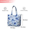 thumbnail image 4 of Pioneer Flower Floral Print Pattern Travel Tote Bags for Women Carry On,Large Weekender Bags for Women Travel,Multi Functional Duffle Bag for Work,Shopping,Sports, 4 of 5