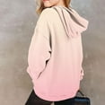 thumbnail image 4 of Tdoqot Girls Gradient Hoodies Front Pockets- Long Sleeve Pullover Casual Fashion Kids Sweatshirt Pink Size 9-10 Years, 4 of 4