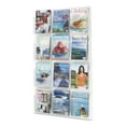 thumbnail image 3 of Safco Products Reveal Clear Literature Displays, 12 Compartments, 30w X 2d X 49h, Clear, 3 of 3
