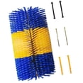 thumbnail image 2 of Cepillo rascador para ganado, cepillo resistente para vacas, ciervos y alces. azul amarillo, 2 of 9