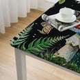 thumbnail image 5 of WYYP Mushroom Snail Bird Square Fitted Table Cloths 100% Polyester Fiber 46*46, 5 of 8