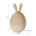 thumbnail image 2 of Natural Wooden Bunny Egg Decor, 2 of 3
