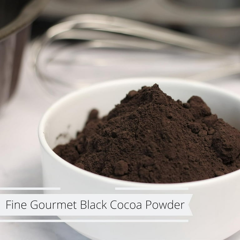 Organic Black Cocoa Powder by Its Delish, 5 lbs Bulk | Premium Chocolatier Grade Dutch 12% Fat Dark Cocoa Powder for Baking, Coloring and Flavoring