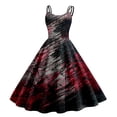 thumbnail image 3 of WILLBEST Vestidos de Mujer Vestido Sexy con Estampado de Moda para Mujer Vestido Largo Informal con Vuelo Grande Chica, 3 of 3