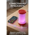 thumbnail image 4 of Bocina Inalámbrica Portátil 360 con Luz LED y Micrófono Integrado Roja, 4 of 6