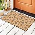 thumbnail image 1 of DouZhe Tribal Totem Tiki Masks Rugs Doormat, Non-Slip Machine Washable Carpets Floor Door Mat , 36" x 24", 1 of 6