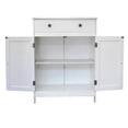 thumbnail image 5 of Veryke Bathroom Storage Cabinets, MDF Floor Bathroom Cabinets, Side Storage Organizer Cabinet with Storage Drawers and w/2 Shelves, White, 5 of 6