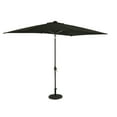 thumbnail image 6 of Nassau 6.5-ft x 10-ft Rectangular Market Umbrella with LED Bulb Lights - Black - Breez-Tex Canopy, 6 of 15