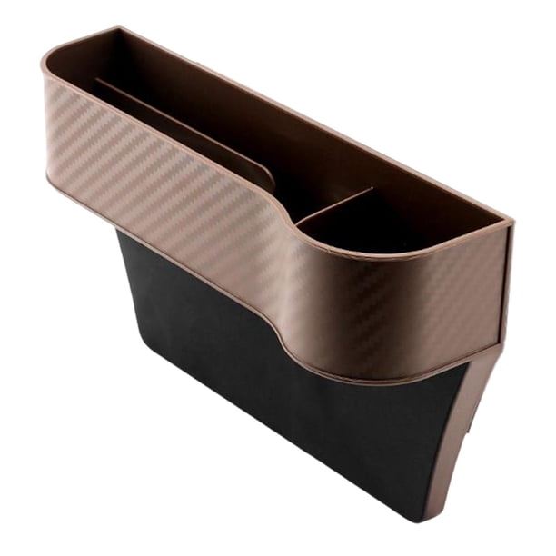 Organizador de asiento de coche para automóvil, caja de almacenamiento, consola lateral, accesorios Estilo2 Marrón Derecha Estilo1 Negro Izquierda Estilo1 Negro Derecha Estilo1 Beige Izquierda