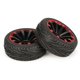 thumbnail image 2 of Neumáticos De Goma Pinchados 4 Uds. Neumáticos planos de goma F flor llantas hexagonales en arena agua nieve (F flor), 2 of 9