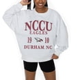 thumbnail image 2 of Women's Gameday Couture Ash North Carolina Central Eagles Premium Fleece Pullover Sweatshirt, 2 of 5