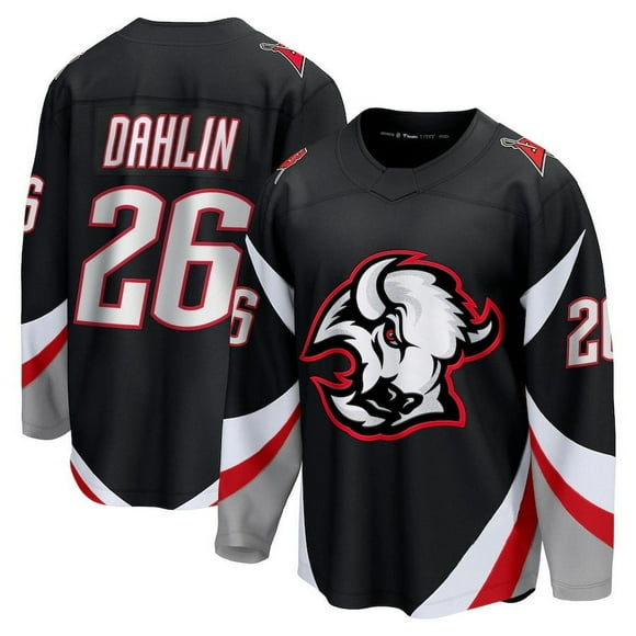 Men's Hockey Jersey Buffalo Sabres Dahlin 26# Adult Sport Player Jersey-Black