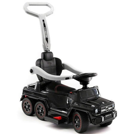 Kids Push Car Ride On Electric Ed Mercedes G63 Amg For Toddlers Kids Push Car Ride On Electric Ed Mercedes G63 Amg For Toddlers W Pedal Baby Stroller 6x6 Wheels Black