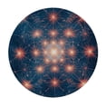 thumbnail image 4 of JRXY Round Tablecloth - The Dazzling Stars and Dreamy Night Sky - Multiple Sizes - Machine Washable White, 4 of 8
